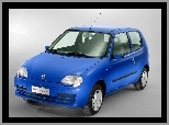 Hatchback, Niebieski, Fiat Seicento