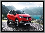 Renault Captur, Jezioro, Czerwony, Góry